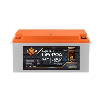 Акумулятор LP LiFePO4 12,8V - 280 Ah (3584Wh) (BMS 200A/100А) пластик Smart BT 30353 фото